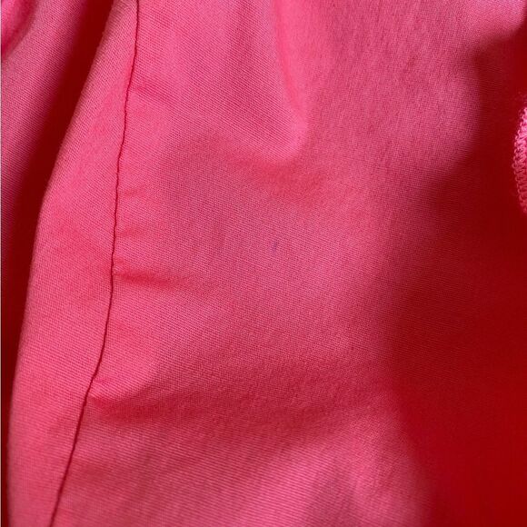 AA Studio Sleeveless Ruffle Dress Women's Size 18W Coral Button Front Coquette - Picture 12 of 14